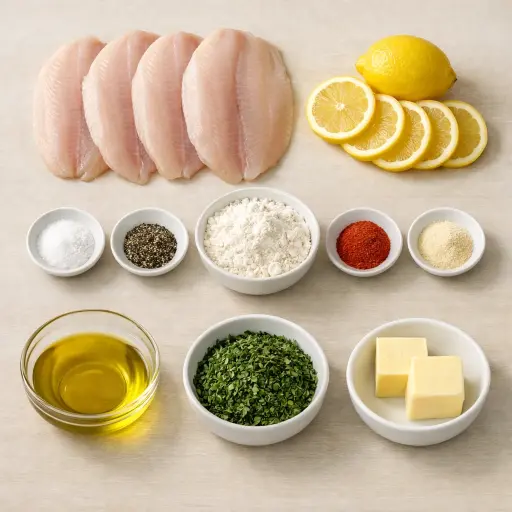 Ingredients for Savory Herb-Crusted Tilapia