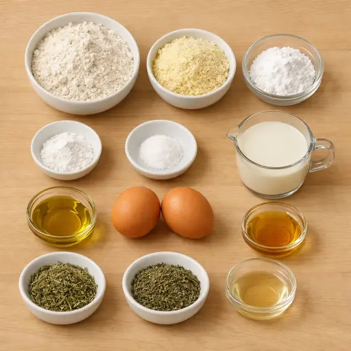 Ingredients for Savory Herb Gluten-Free Bread