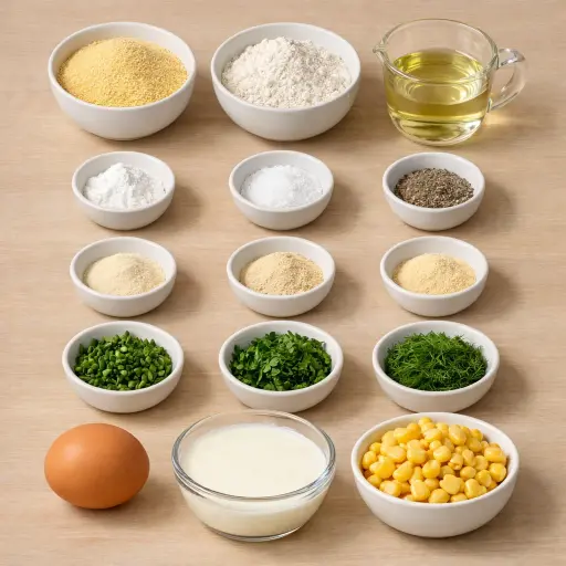 Ingredients for Savory Herb Hush Puppies