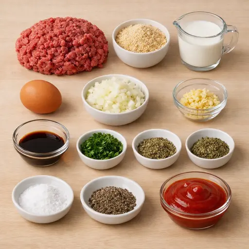 Ingredients for Savory Herb Meatloaf