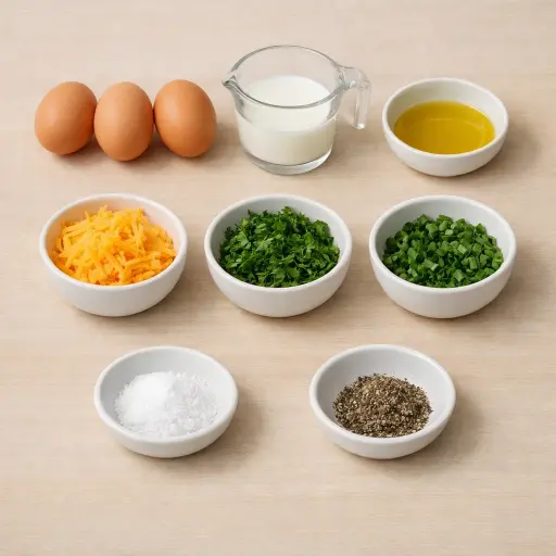 Ingredients for Savory Herb Omelette