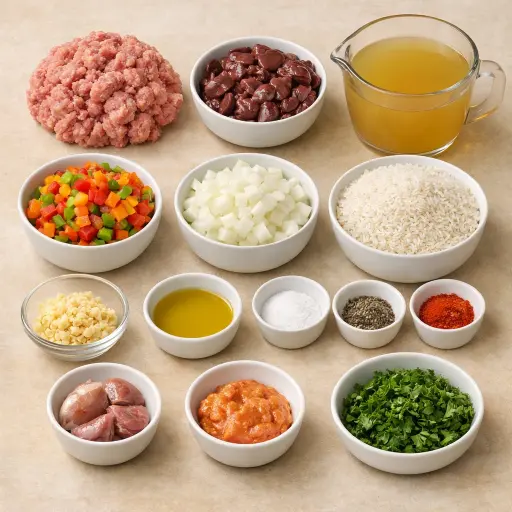 Ingredients for Savory Herb Rice