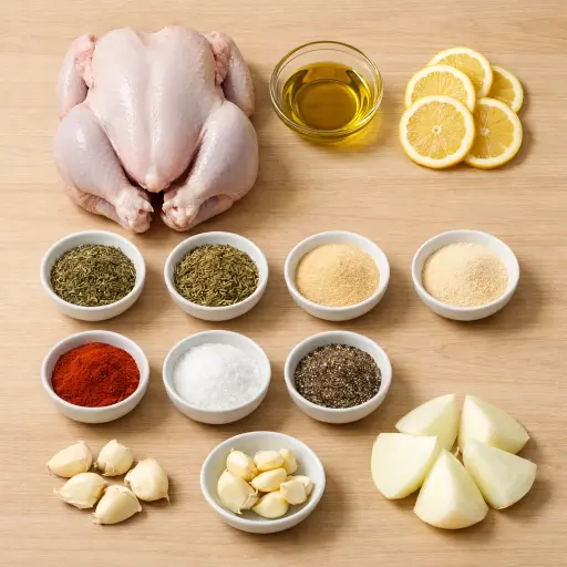 Ingredients for Savory Herb Slow Cooker Chicken