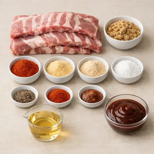 Ingredients for Savory Heritage Ribs