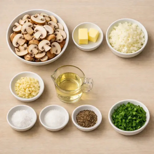 Ingredients for Savory Mushroom Delight
