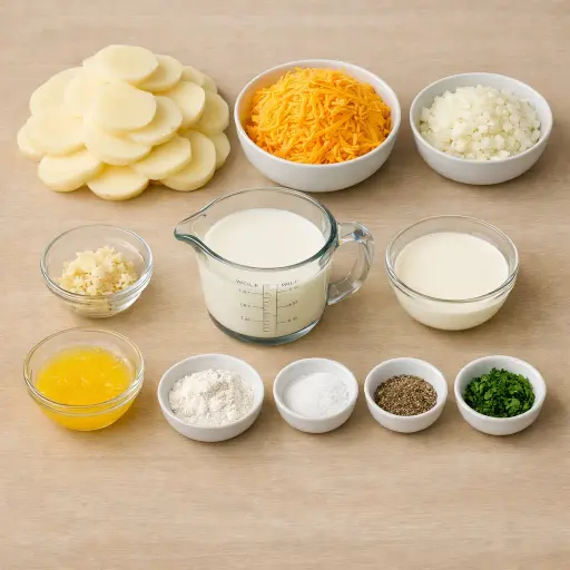 Ingredients for Savory Potato Bake