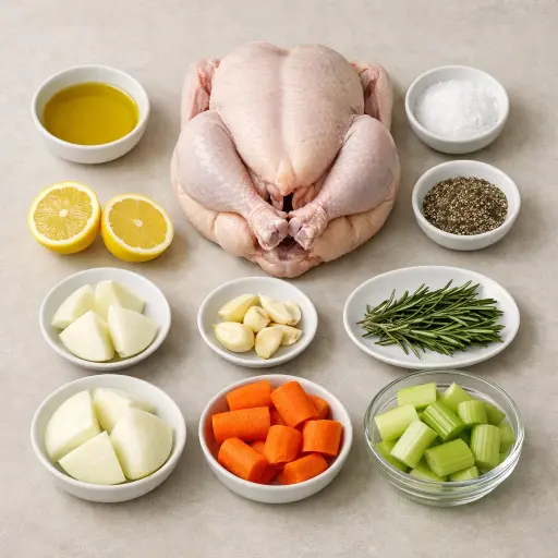 Ingredients for Savory Roast Chicken