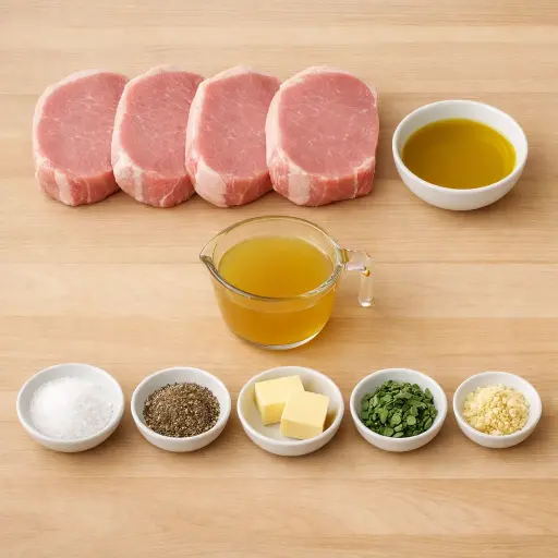 Ingredients for Savory Sage Pork Chops