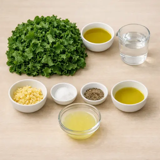 Ingredients for Savory Sautéed Kale