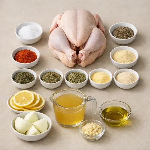 Ingredients for Savory Slow Cooker Herb Chicken