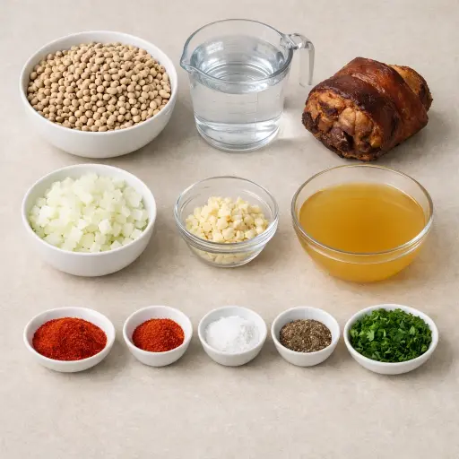 Ingredients for Savory Southern Black-Eyed Peas
