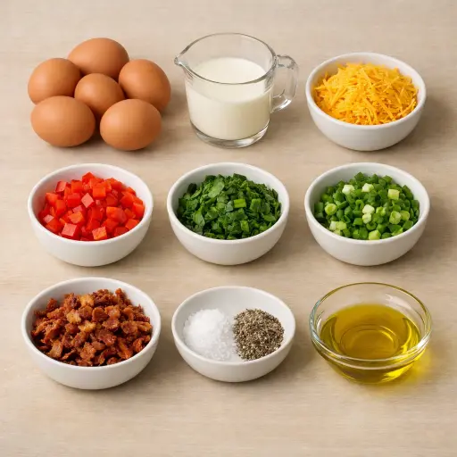 Ingredients for Savory Spring Egg Cups