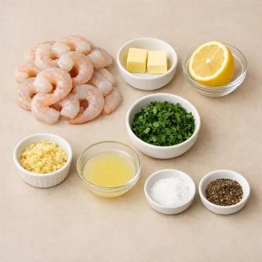 Ingredients for Shrimp Delight