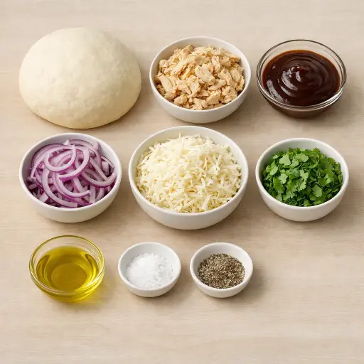 Ingredients for Skillet BBQ Pizza