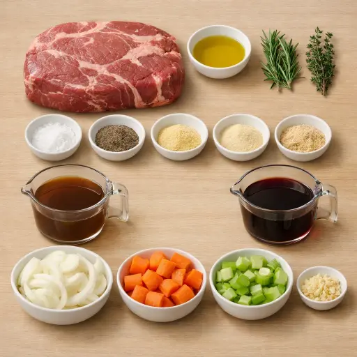 Ingredients for Slow Cooker Herb-Infused Roast Beef