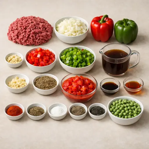 Ingredients for Slow Cooker Savory Beef and Veggie Medley