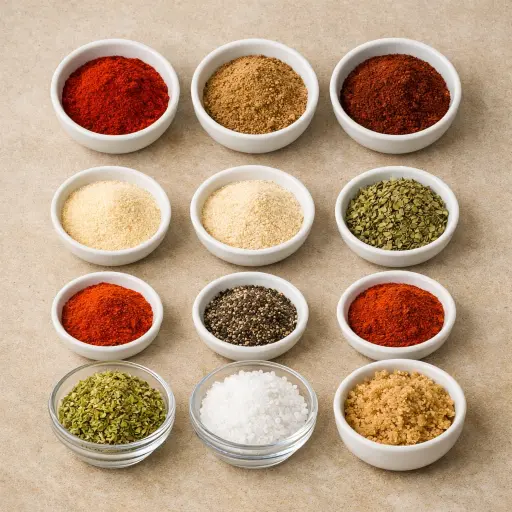 Ingredients for Smoky Citrus Taco Seasoning
