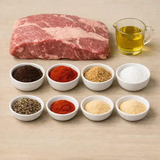 Ingredients for Smoky Coffee-Rubbed Brisket