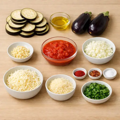 Ingredients for Smoky Eggplant Casserole