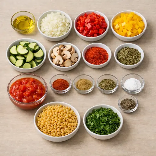 Ingredients for Smoky Vegetarian Goulash