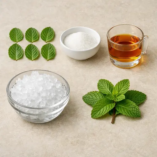 Ingredients for Southern Mint Julep