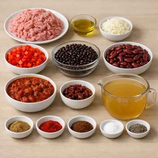 Ingredients for Southwest Chipotle Taco Soup