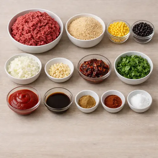 Ingredients for Southwestern Chipotle Meatloaf