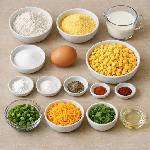 Ingredients for Southwestern Corn Fritters