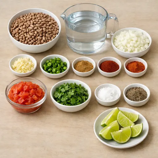 Ingredients for Southwestern Slow Cooker Pinto Beans