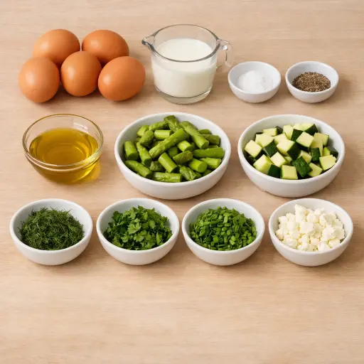 Ingredients for Spring Herb Frittata