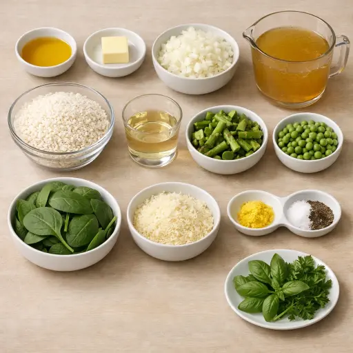 Ingredients for Spring Vegetable Risotto