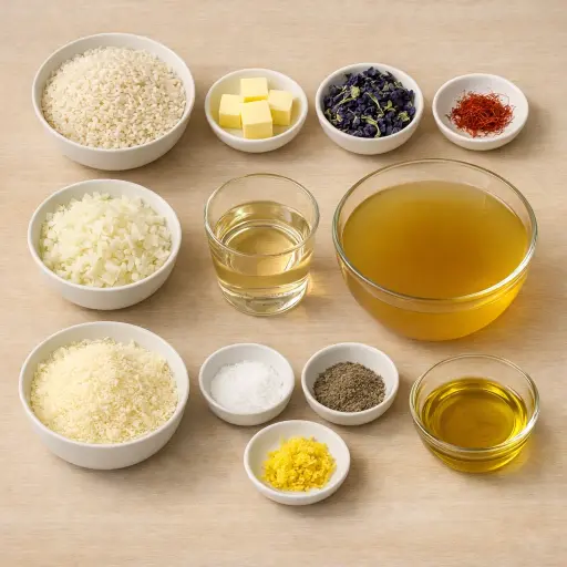 Ingredients for Starry Night Risotto