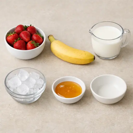 Ingredients for Strawberry Banana Delight