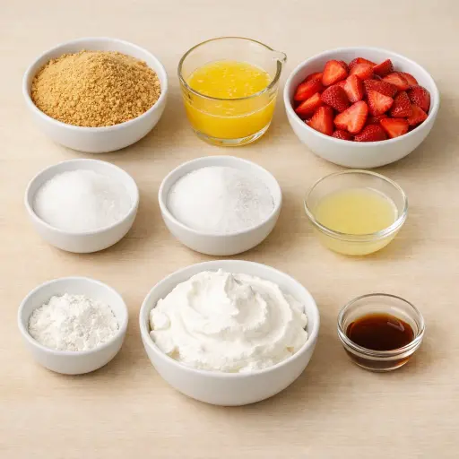 Ingredients for Strawberry Delight
