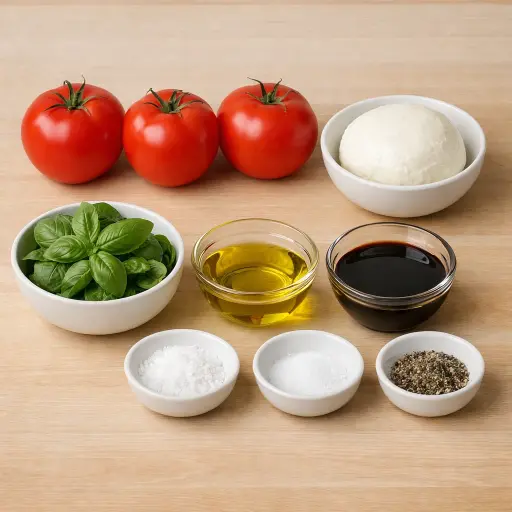 Ingredients for Summer Caprese Salad