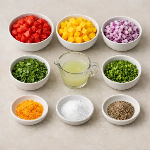 Ingredients for Summer Citrus Salsa