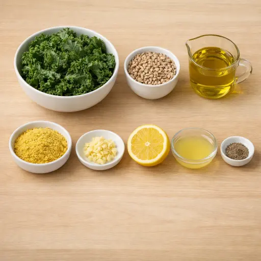 Ingredients for Sunflower Seed Kale Pesto