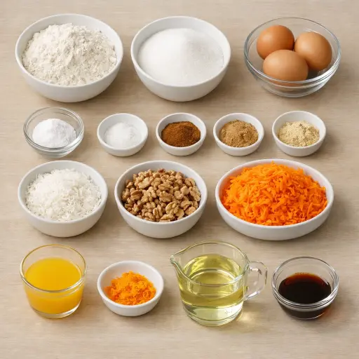 Ingredients for Sunrise Zest Muffins