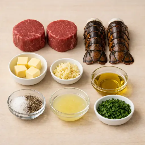 Ingredients for Surf and Turf Extravaganza