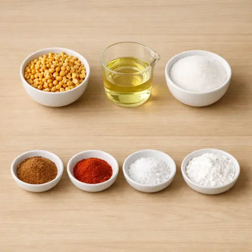 Ingredients for Sweet & Spicy Cinnamon Kettle Corn