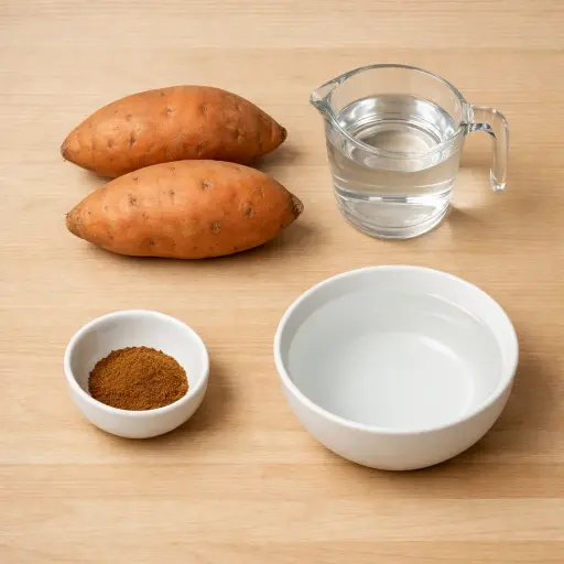 Ingredients for Sweet Potato Puree