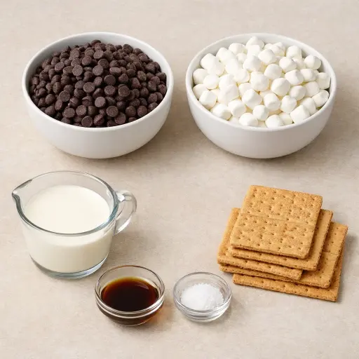Ingredients for Swish S’mores Dip