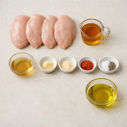Ingredients for Tangy Honey Mustard Chicken