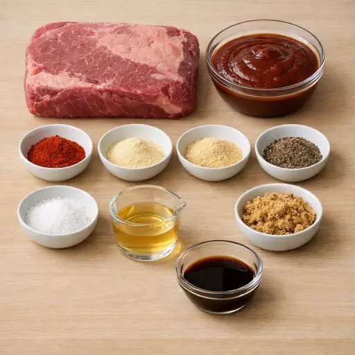 Ingredients for Tender BBQ Beef Brisket
