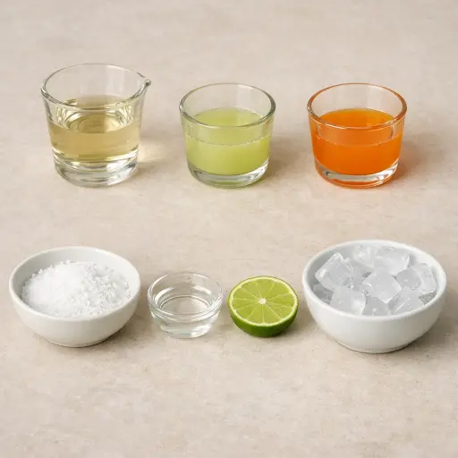 Ingredients for Tequila Lime Elixir