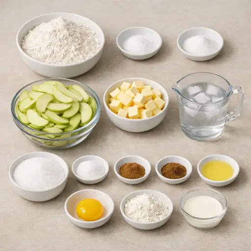 Ingredients for Timeless Apple Pie