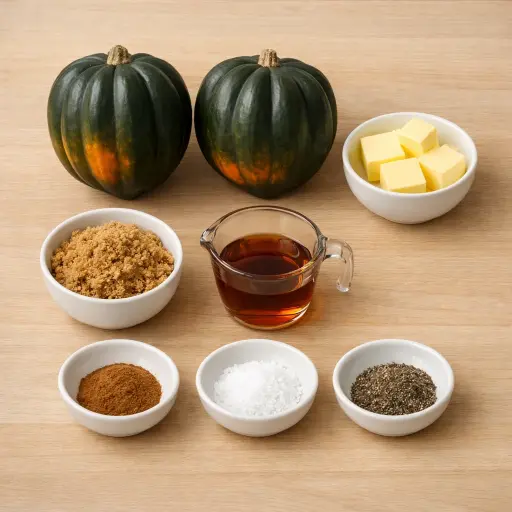 Ingredients for Timeless Baked Acorn Squash