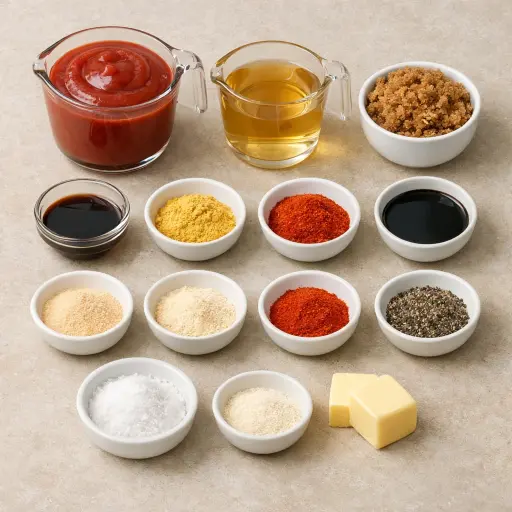 Ingredients for Timeless BBQ Sauce