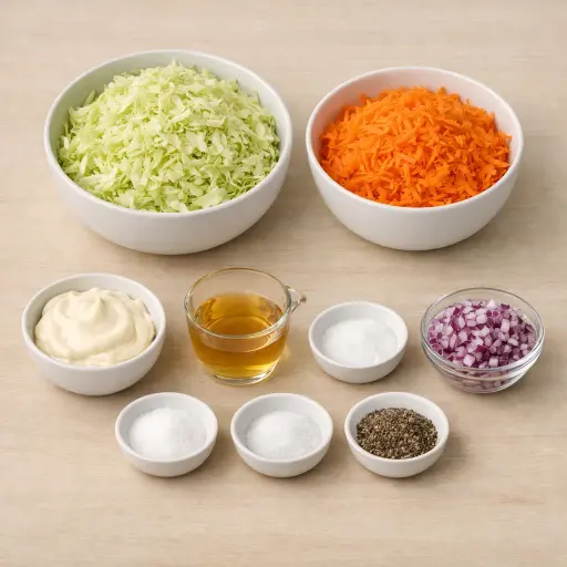 Ingredients for Timeless Cabbage Salad
