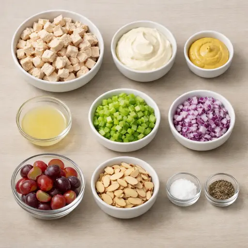 Ingredients for Timeless Chicken Salad